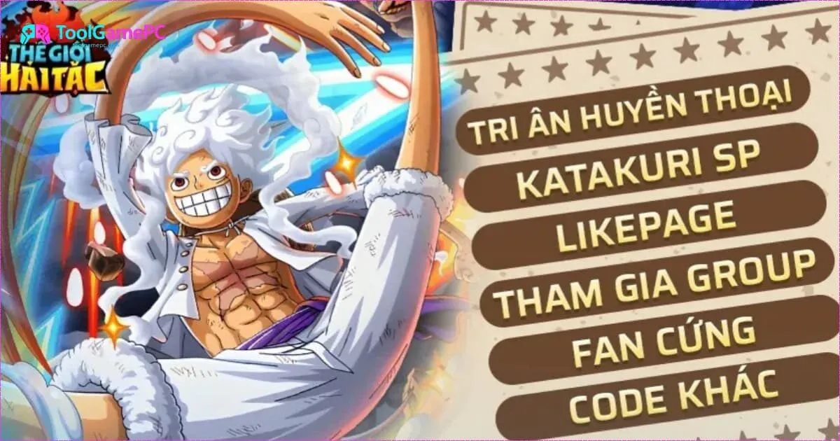 Các Loại code Hải Tặc Mạnh Nhất Đặc Biệt