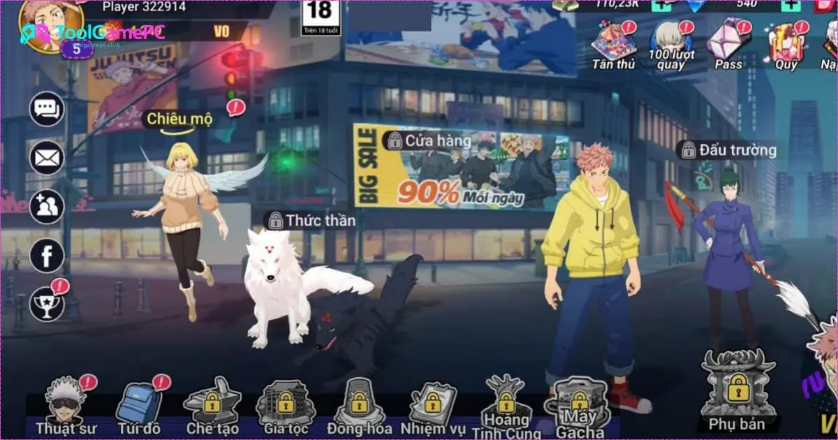 Cách Nhập Code Chú Thuật Đại Chiến