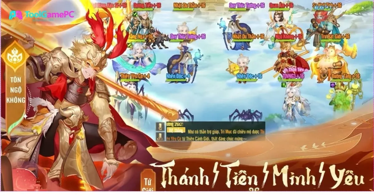 Code Tây Du Truyền Kỳ