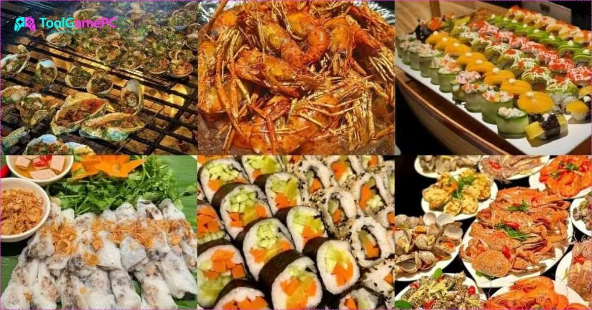 Món Ăn nổi bật tại Buffet Sen Tây Hồ