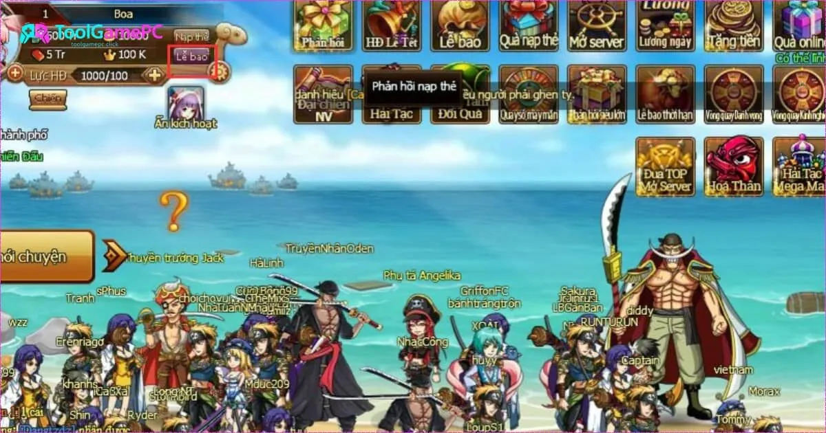 Tổng Quan Hệ Thống code Hải Tặc Mạnh Nhất