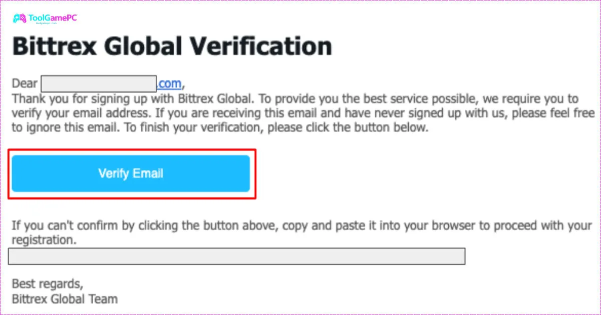 Xử lý sự cố khi verify Bittrex