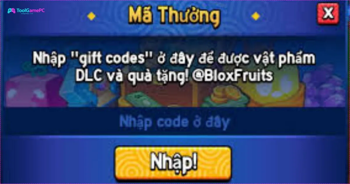 Hướng Dẫn Chi Tiết Cách Nhập Code Blox Fruit