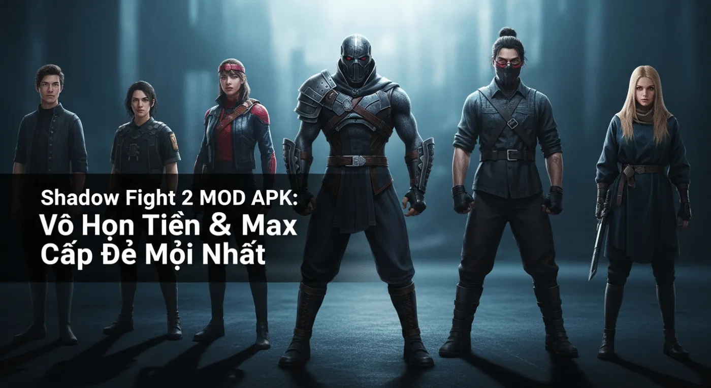 shadow fight 2 hack modlmh.com Vô Hạn Tiền & Max Cấp Độ