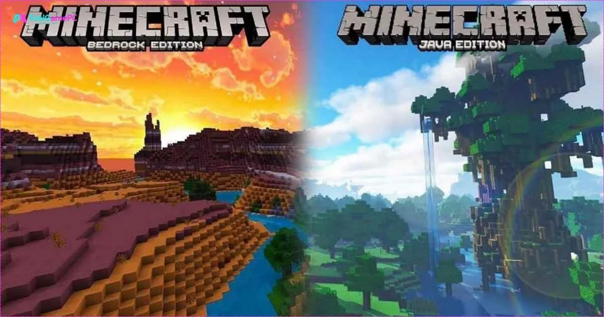 So sánh Minecraft PE vs Minecraft Java